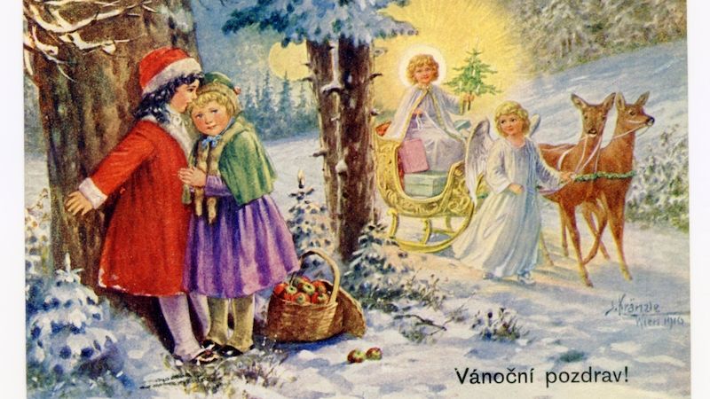 Vánoční pohlednice: poslové lásky